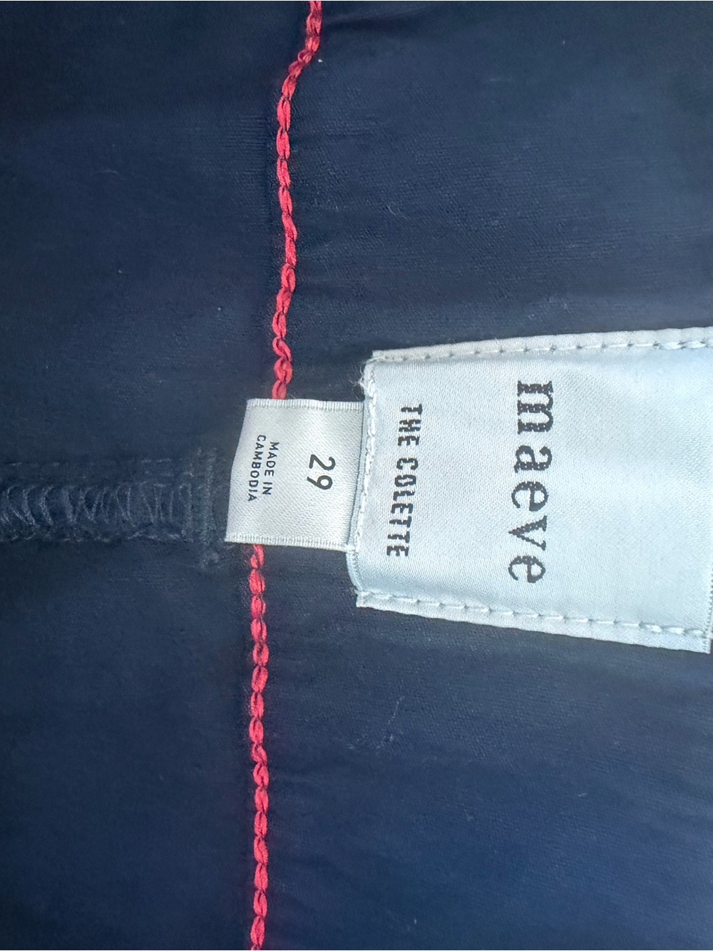 Maeve Colette Scallop High-Rise Wide-Leg Pants in Magic Fabric Size 29 - Picture 7 of 8